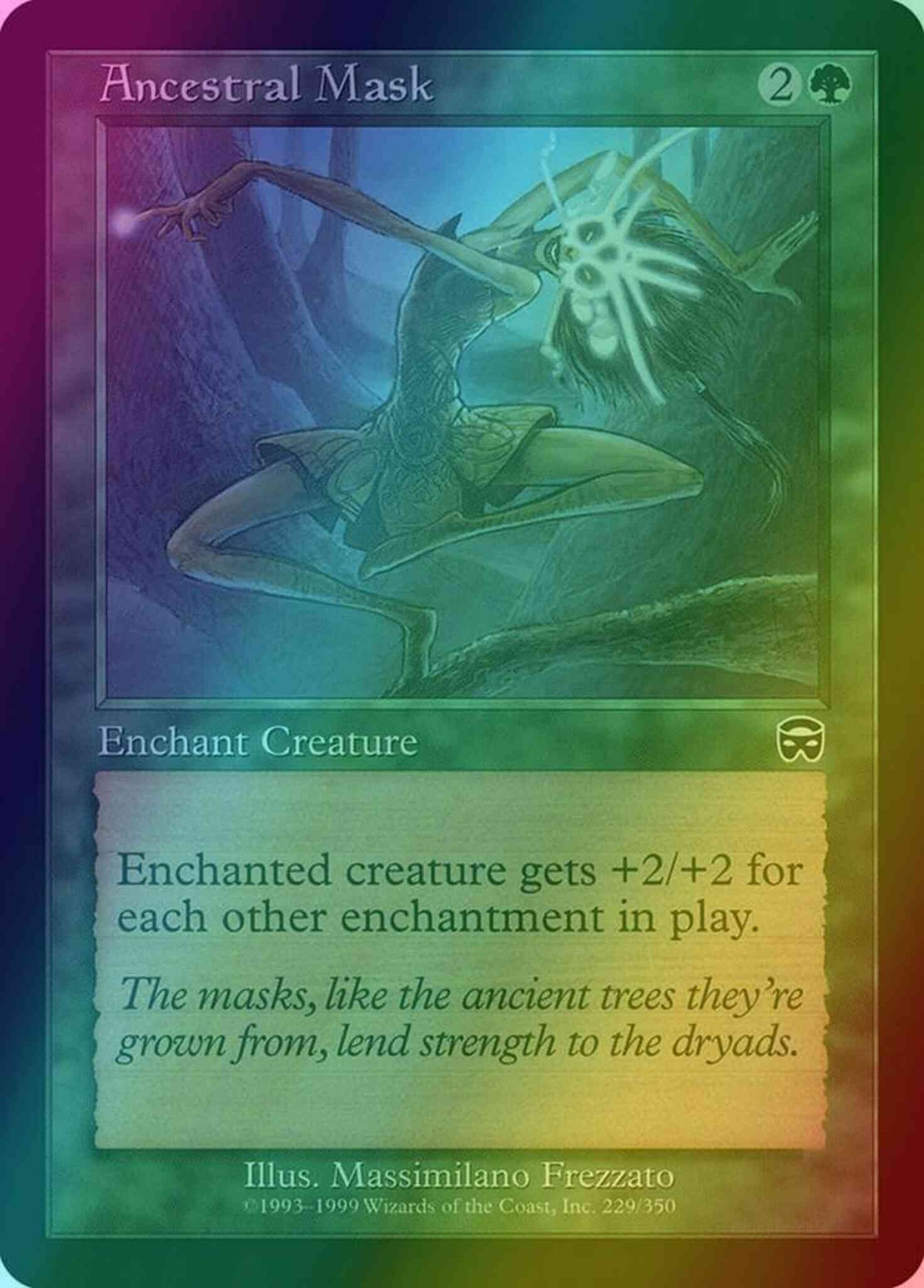 Ancestral Mask [229] [Mercadian Masques] [Foil]