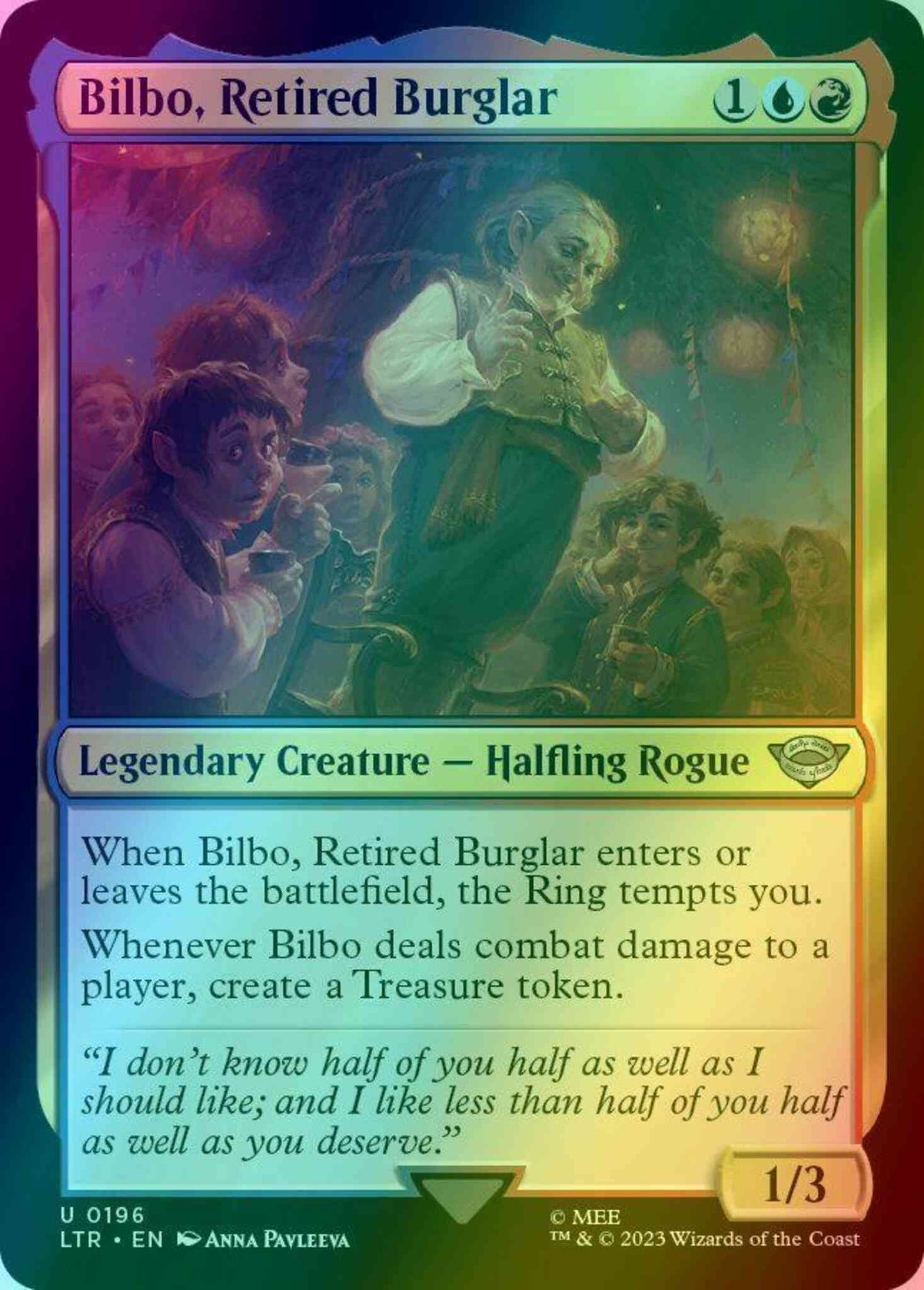 Bilbo, Retired Burglar [196] [The Lord of the Rings: Tales of Middle-earth] [Foil]