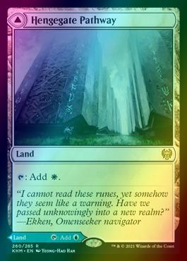 Hengegate Pathway // Mistgate Pathway [260] [Kaldheim] [Foil]