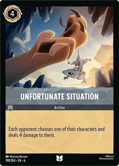 Unfortunate Situation - 199/204 [Azurite Sea] [Non-Foil]