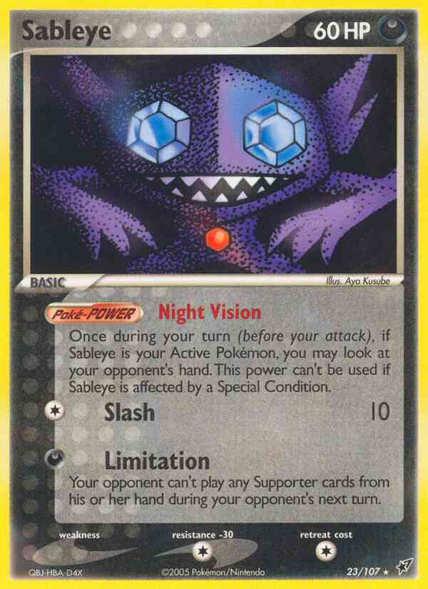 Sableye - 23/107 - Rare [ex8-23] [Reverse Holo]