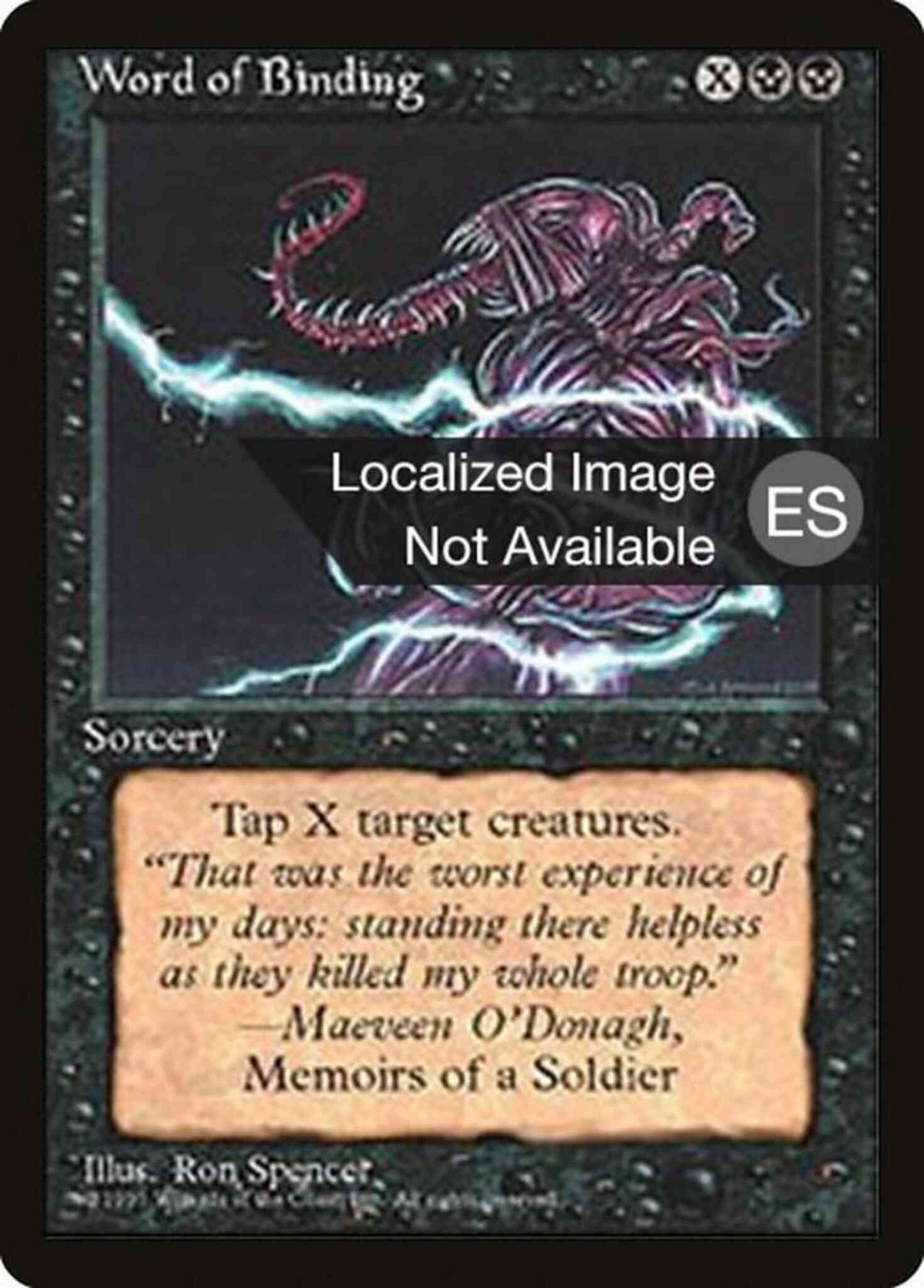 Word of Binding - Portuguese [172] [Fourth Edition Black Border: Portuguese] [Non-Foil]