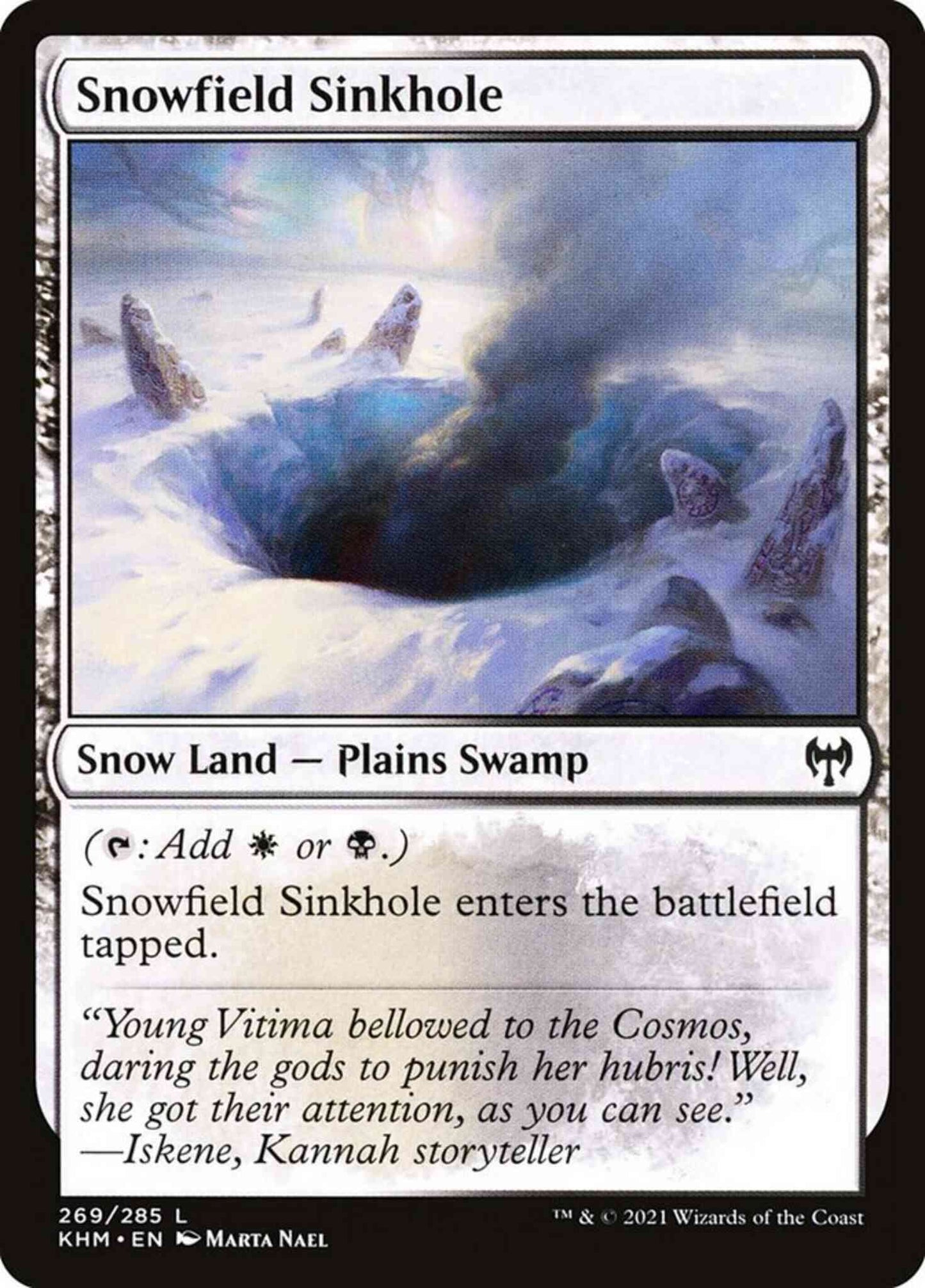 Snowfield Sinkhole [269] [Kaldheim] [Non-Foil]