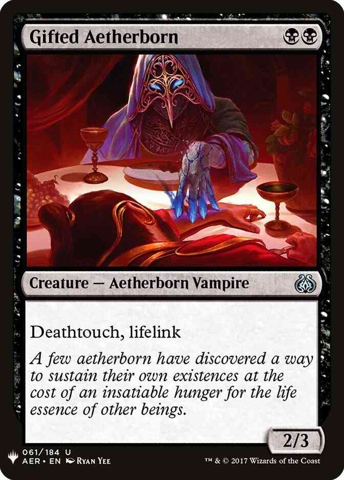 Gifted Aetherborn [AER-61] [The List] [Non-Foil]