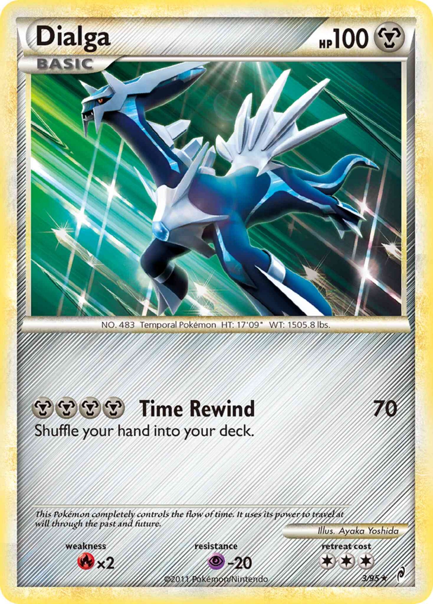 Dialga - 3/95 - Rare Holo [col1-3] [Reverse Holo]