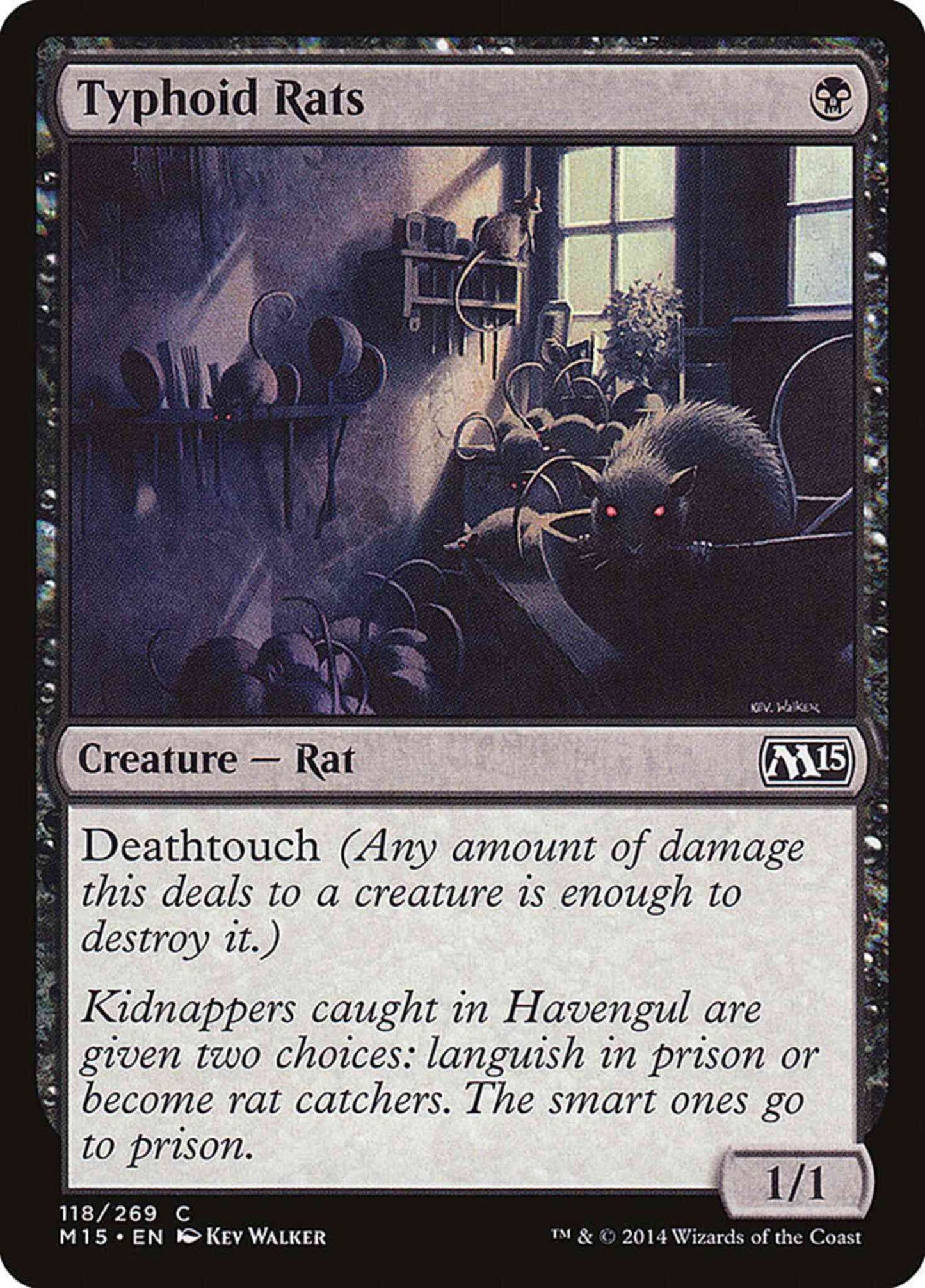 Typhoid Rats [118] [Magic 2015] [Non-Foil]