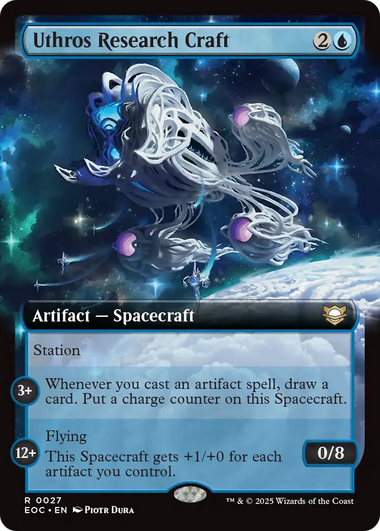 Uthros Research Craft [27] [Extended Art] [Edge of Eternities: Commander] [Non-Foil]