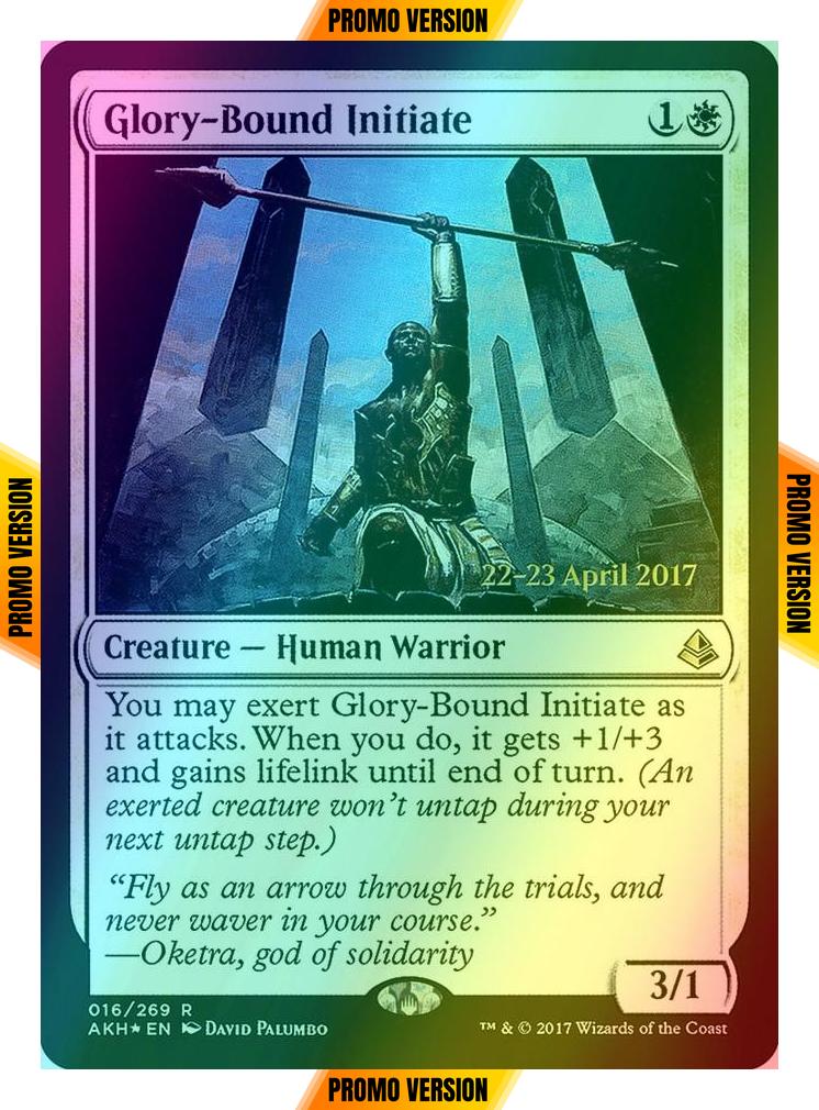 Glory-Bound Initiate [16s] [Amonkhet Promos] [Foil]