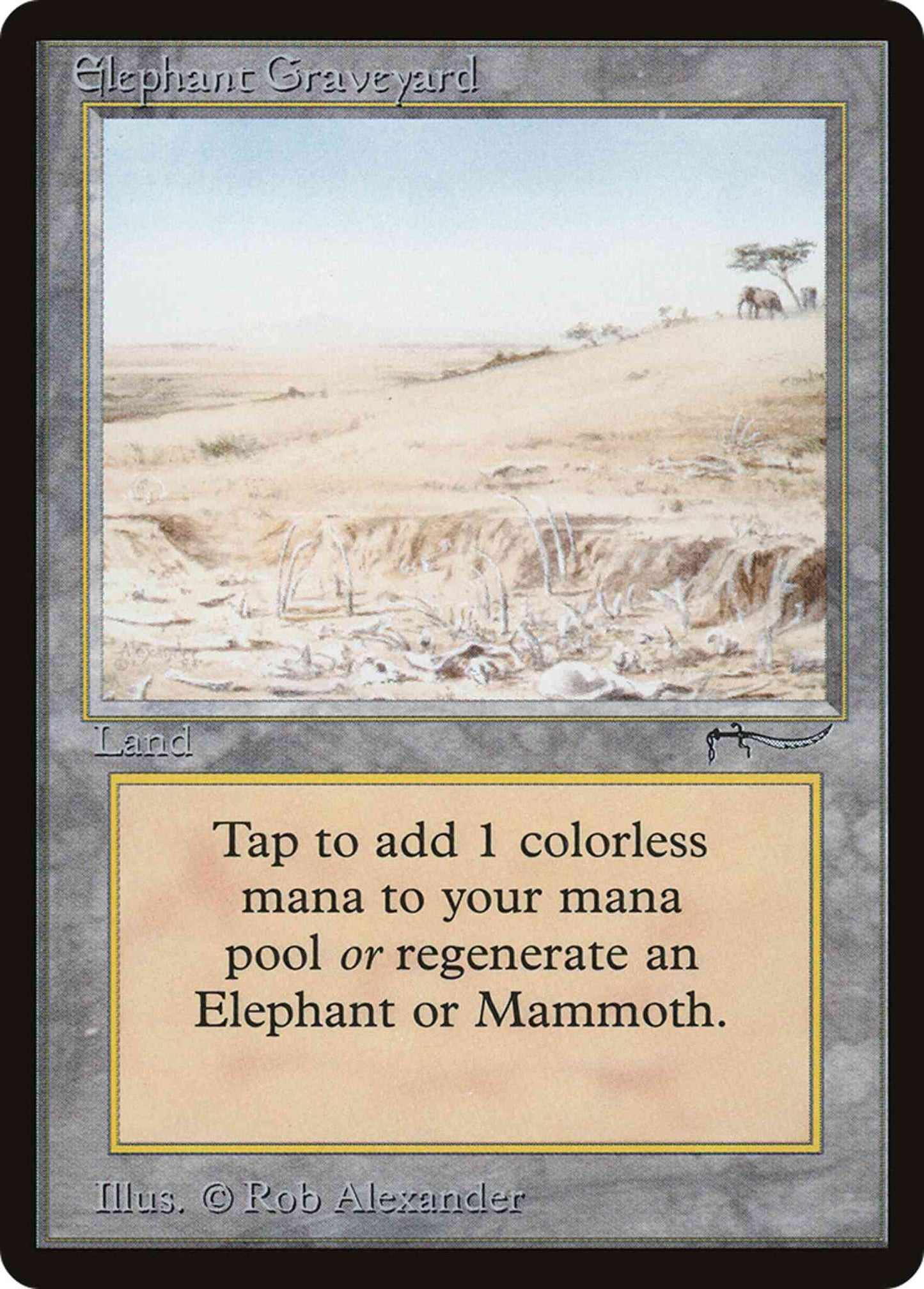 Elephant Graveyard [74] [Arabian Nights] [Non-Foil]