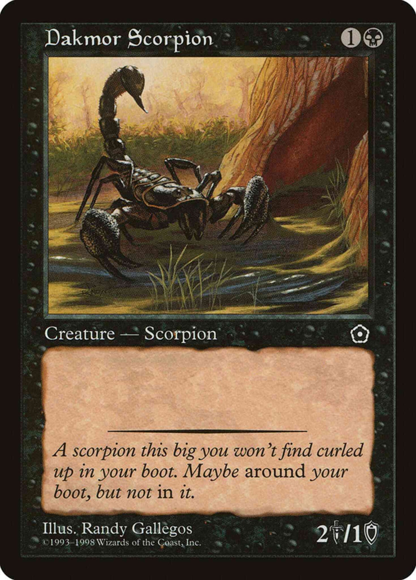 Dakmor Scorpion [70] [Portal Second Age] [Non-Foil]