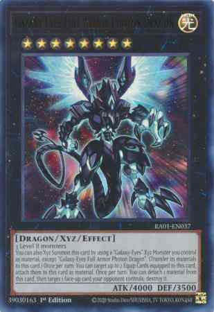 Galaxy-Eyes Full Armor Photon Dragon - RA01-EN037 - Ultra Rare - 1st Edition