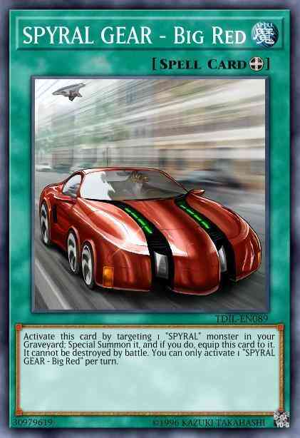 SPYRAL GEAR - Big Red - TDIL-EN089 - Rare - Unlimited