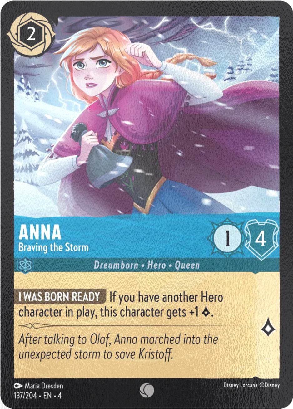Anna - Braving the Storm - 137/204 [Ursula's Return] [Cold Foil]