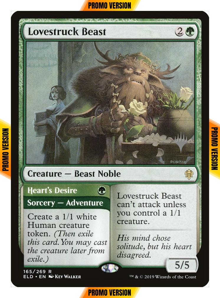 Lovestruck Beast // Heart's Desire [165p] [Promo Pack] [Throne of Eldraine Promos] [Non-Foil]
