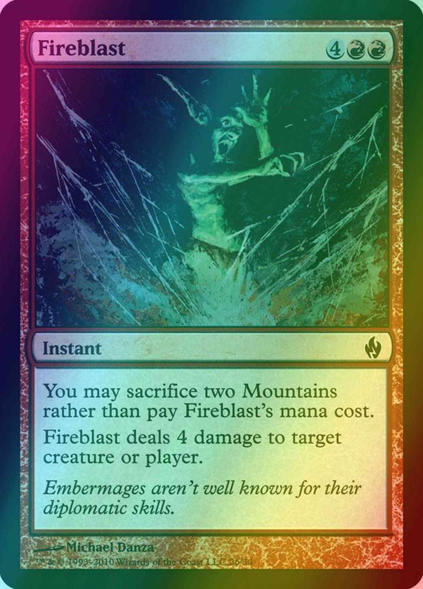 Fireblast [26] [Premium Deck Series: Fire and Lightning] [Foil]