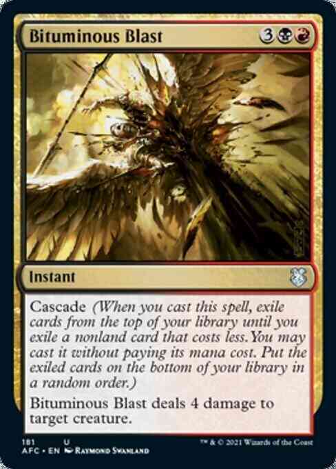 Bituminous Blast [181] [Adventures in the Forgotten Realms Commander] [Non-Foil]