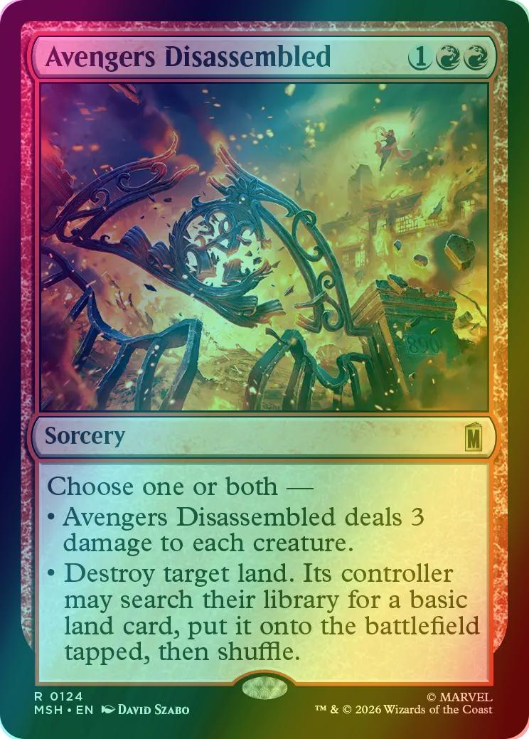 Avengers Disassembled [124] [Marvel Super Heroes] [Foil]