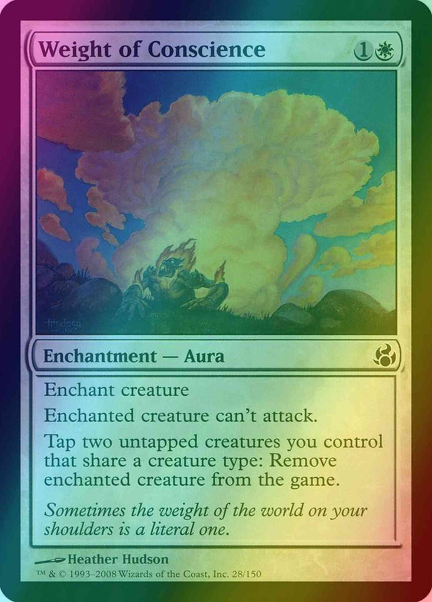 Weight of Conscience [28] [Morningtide] [Foil]