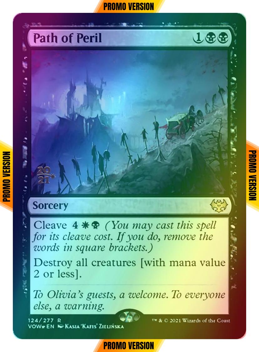 Path of Peril [Prerelease] [124s] [Innistrad: Crimson Vow: Promos] [Foil]