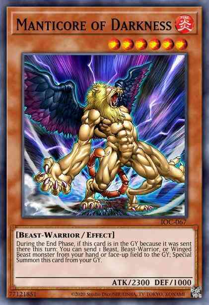 Manticore of Darkness - CP03-EN008 - Rare - Unlimited