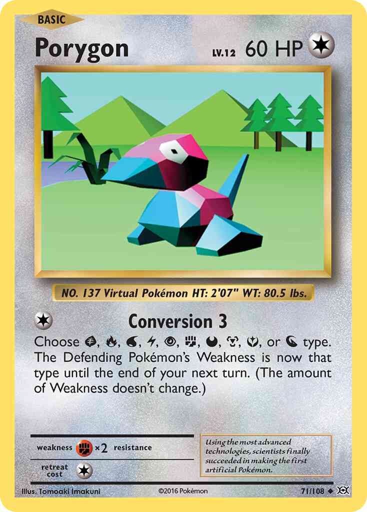 Porygon - 71/108 - Uncommon [xy12-71] [Non-Holo]