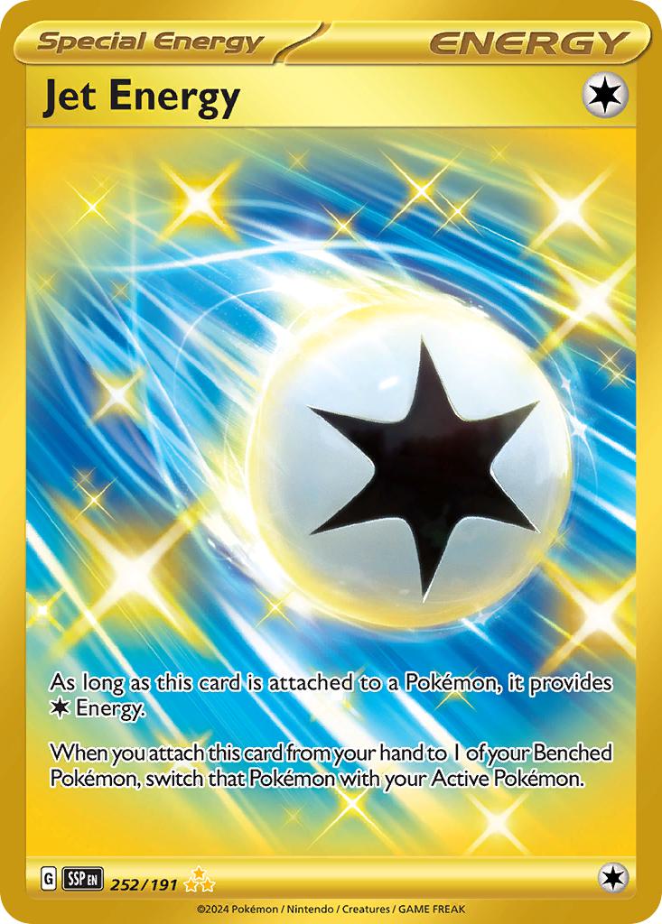 Jet Energy - 252/191 - Hyper Rare [sv08-252] [Secret]