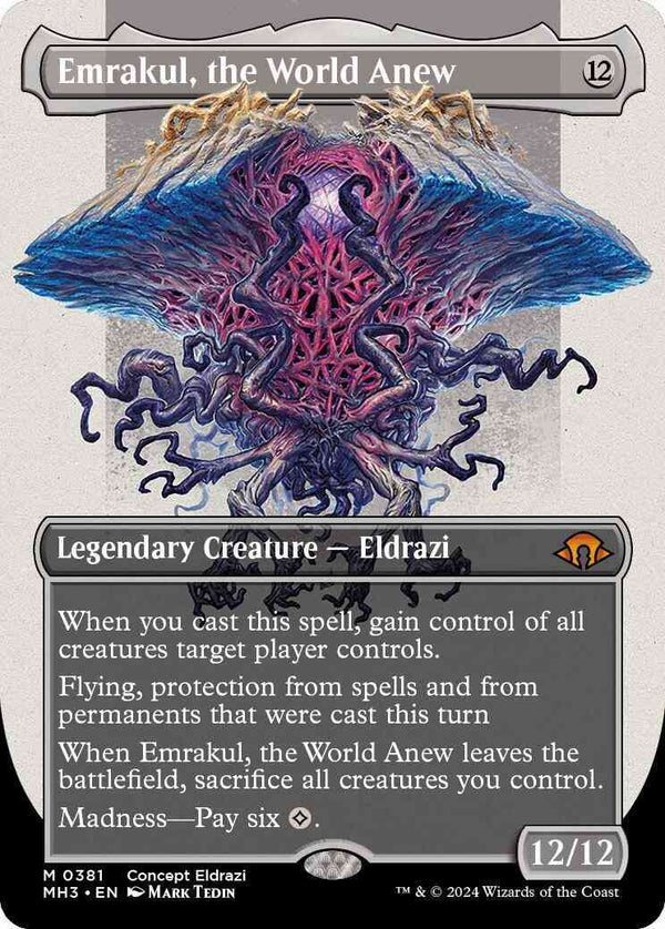 Emrakul, the World Anew [381] [Borderless] [Concept Eldrazi] [Modern Horizons 3] [Non-Foil]
