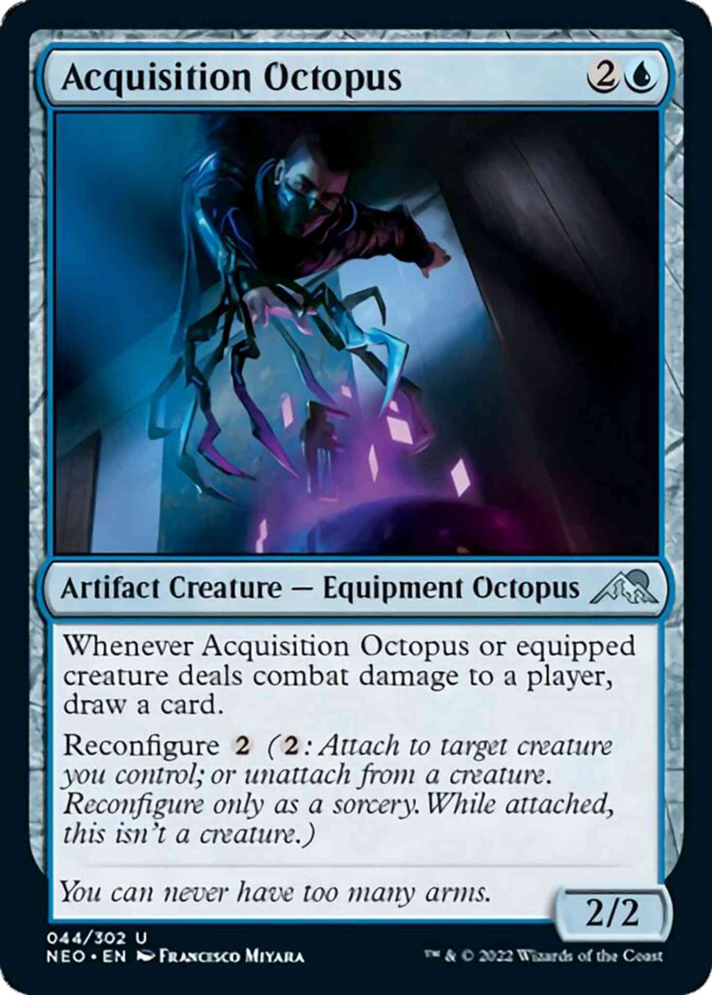 Acquisition Octopus [44] [Kamigawa: Neon Dynasty] [Non-Foil]