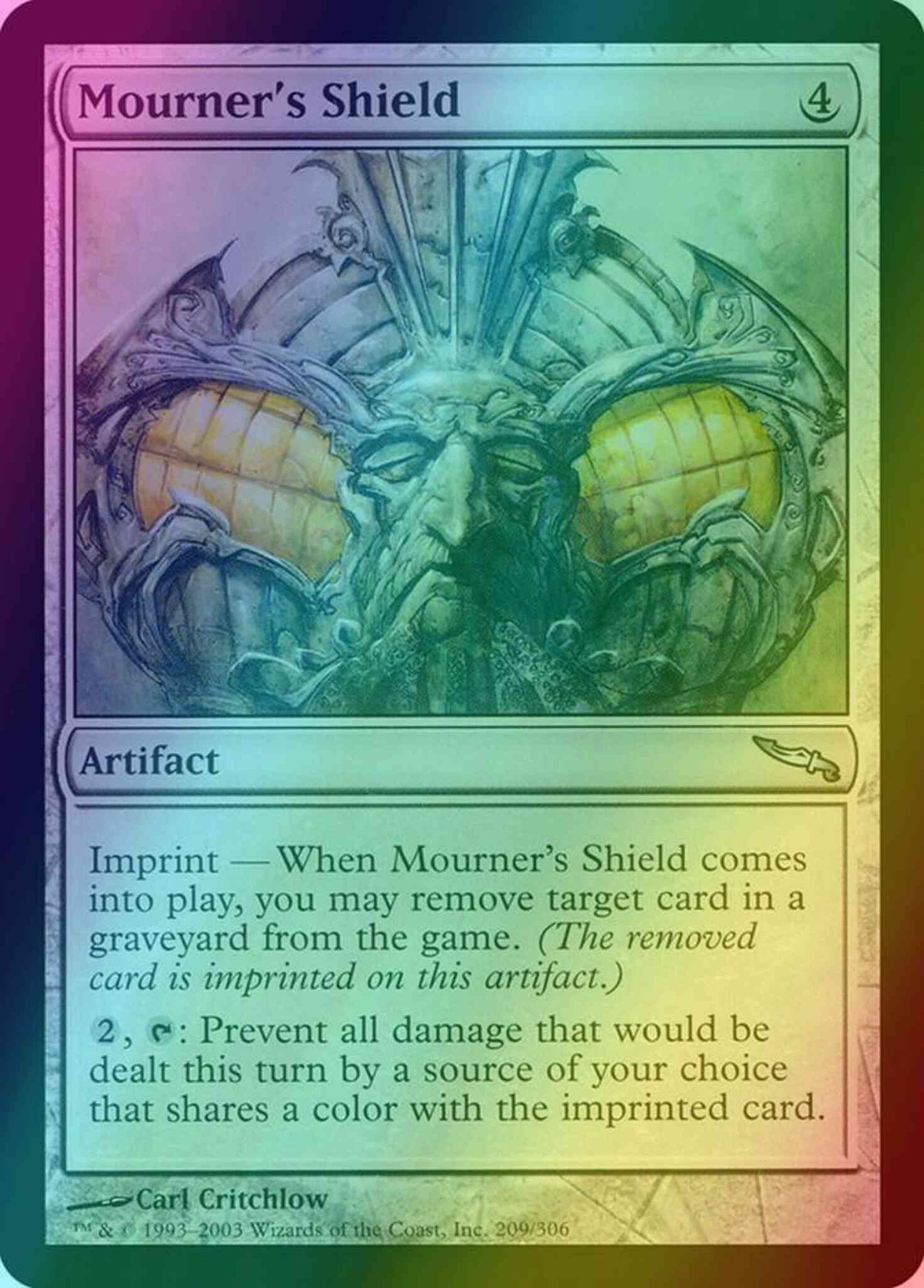 Mourner's Shield [209] [Mirrodin] [Foil]