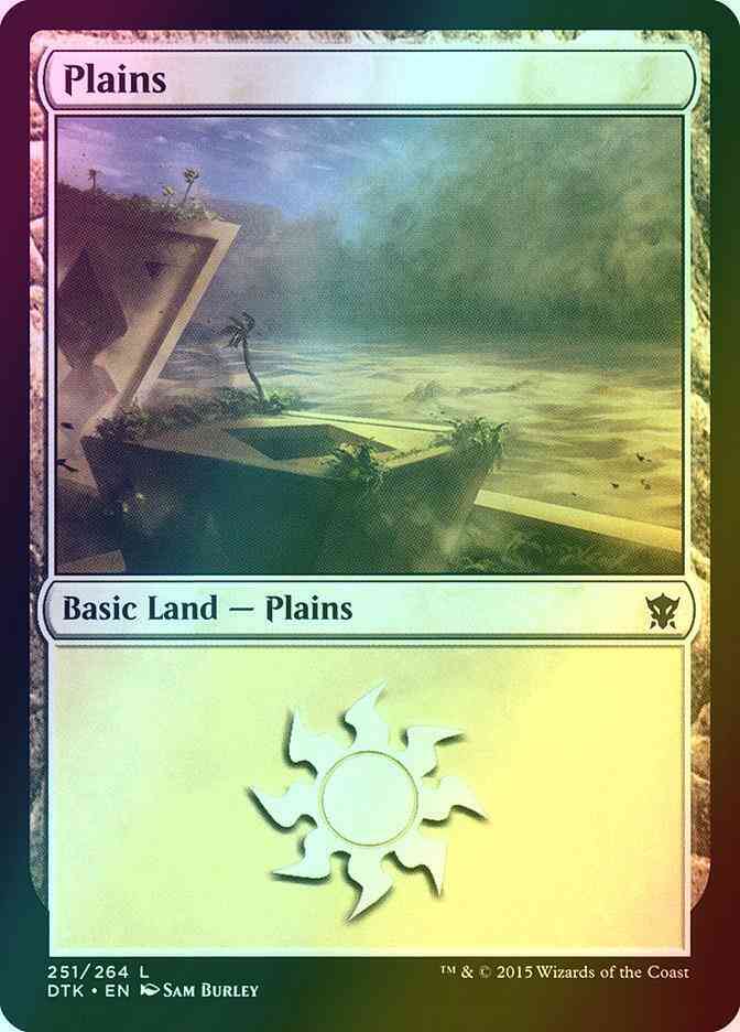 Plains [251] [Dragons Of Tarkir] [Foil]