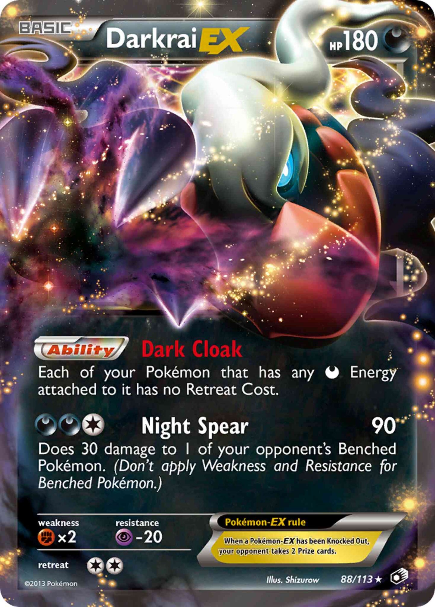 Darkrai-EX - 88/113 - Rare Holo EX [bw11-88] [Ultra]