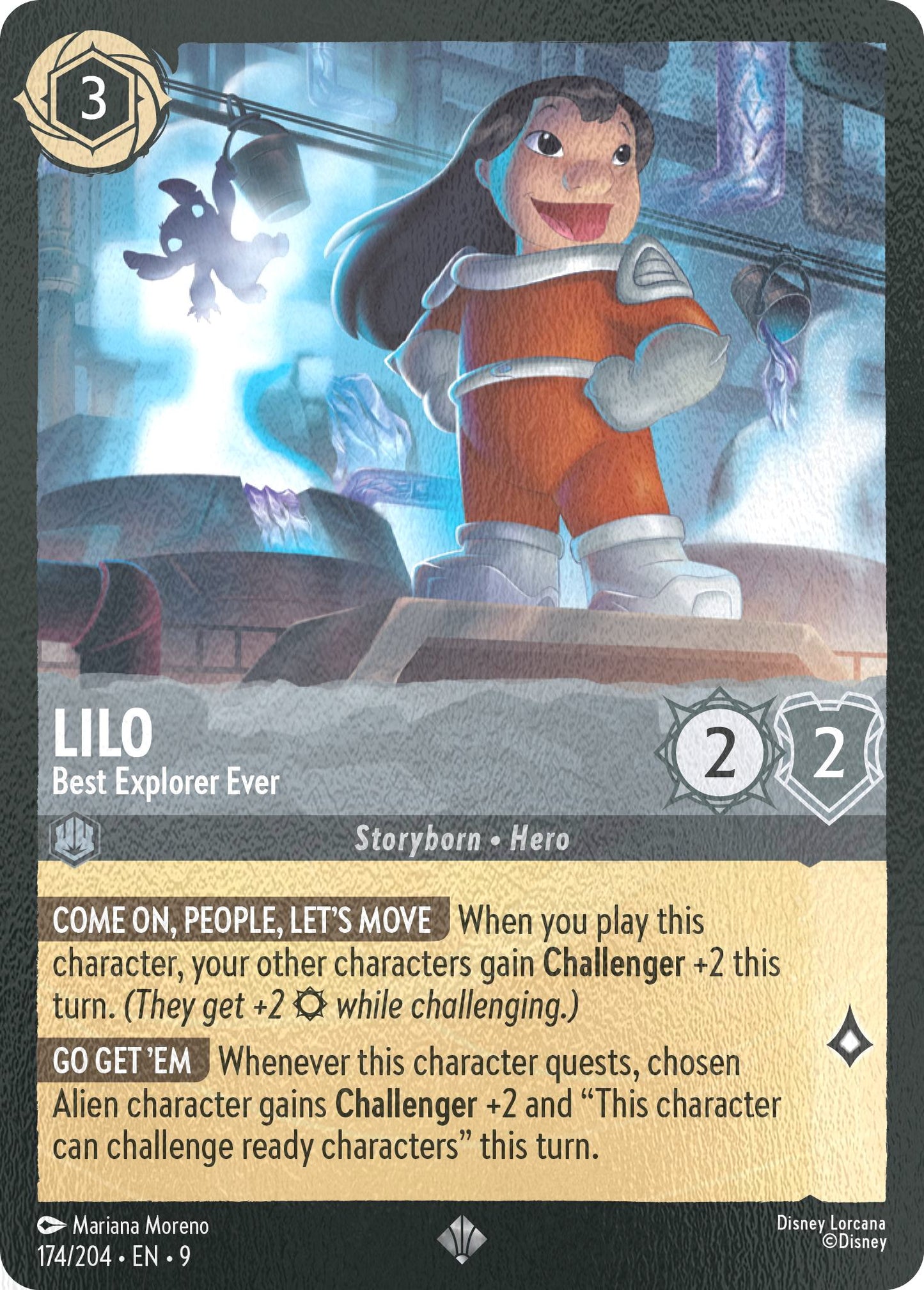 Lilo - Best Explorer Ever - 174/204 [Fabled] [Cold Foil]