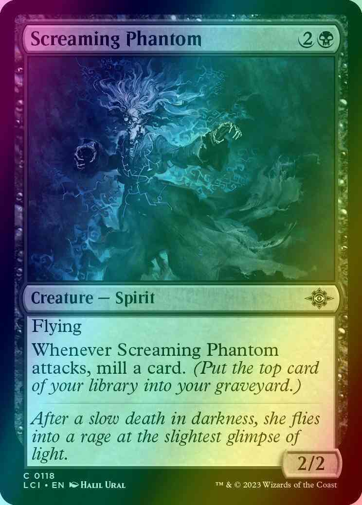 Screaming Phantom [118] [The Lost Caverns of Ixalan] [Foil]