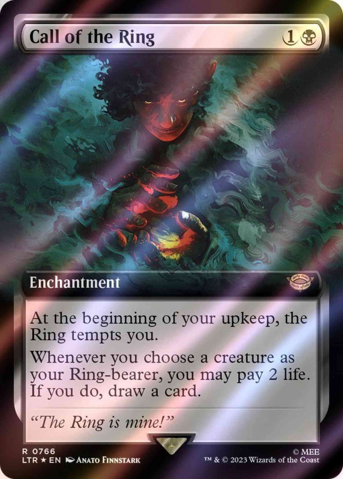 Call of the Ring [766] [Extended Art] [The Lord of the Rings: Tales of Middle-earth] [Surge Foil]
