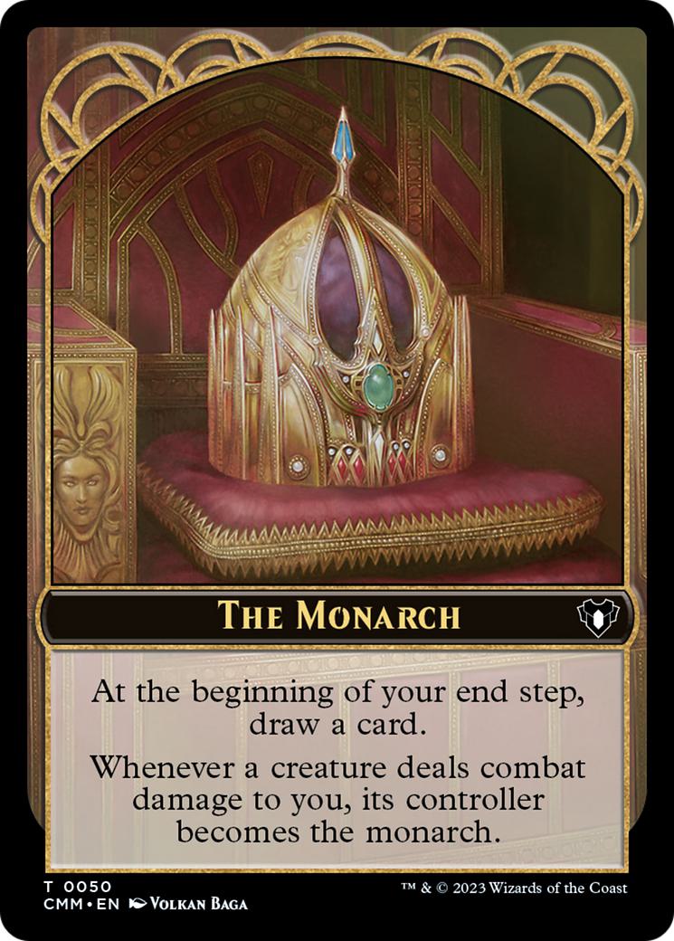 Elf Druid Token (32) // The Monarch Token (50) [Commander Masters: Tokens] [Non-Foil]