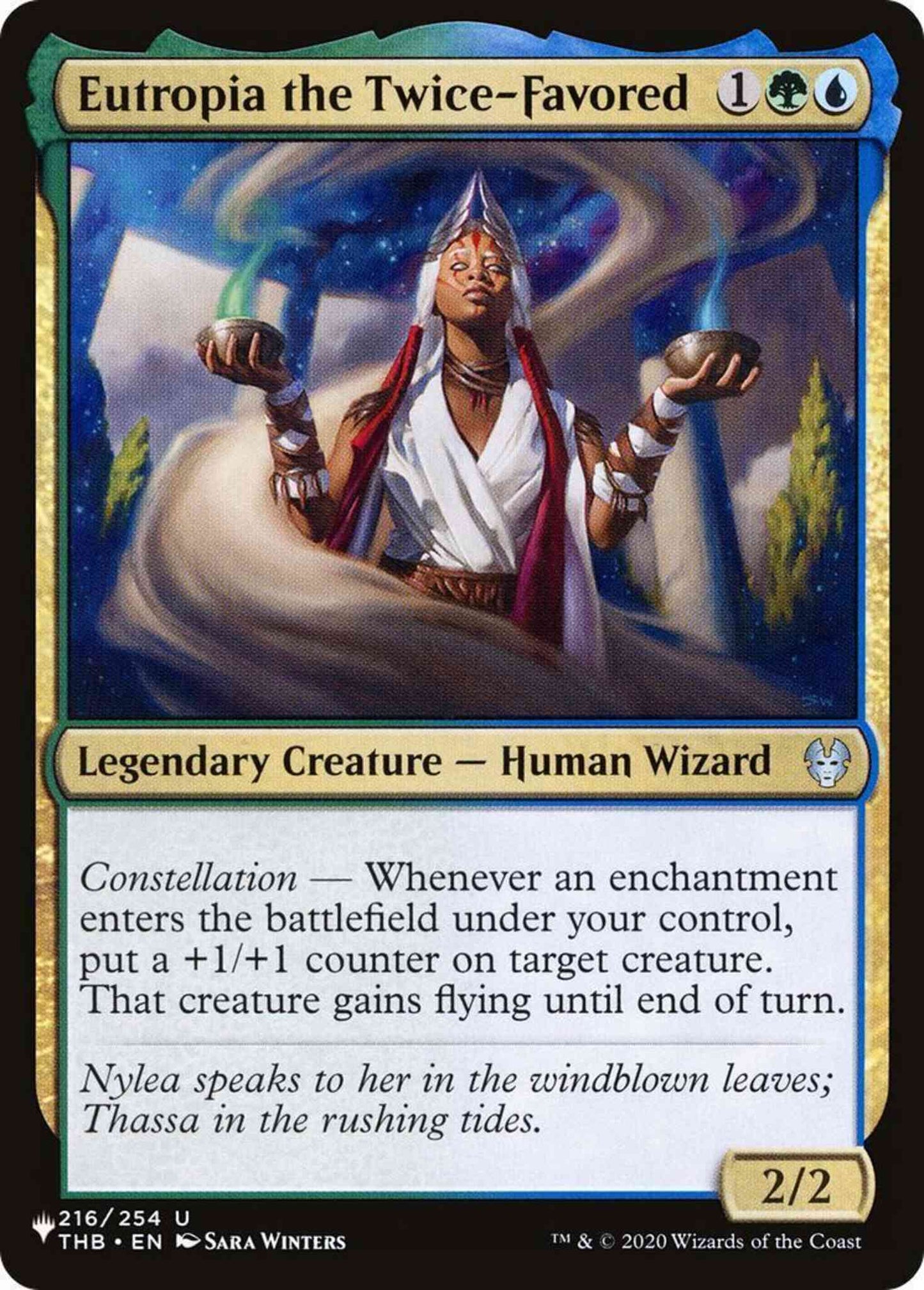 Eutropia the Twice-Favored [THB-216] [The List] [Non-Foil]