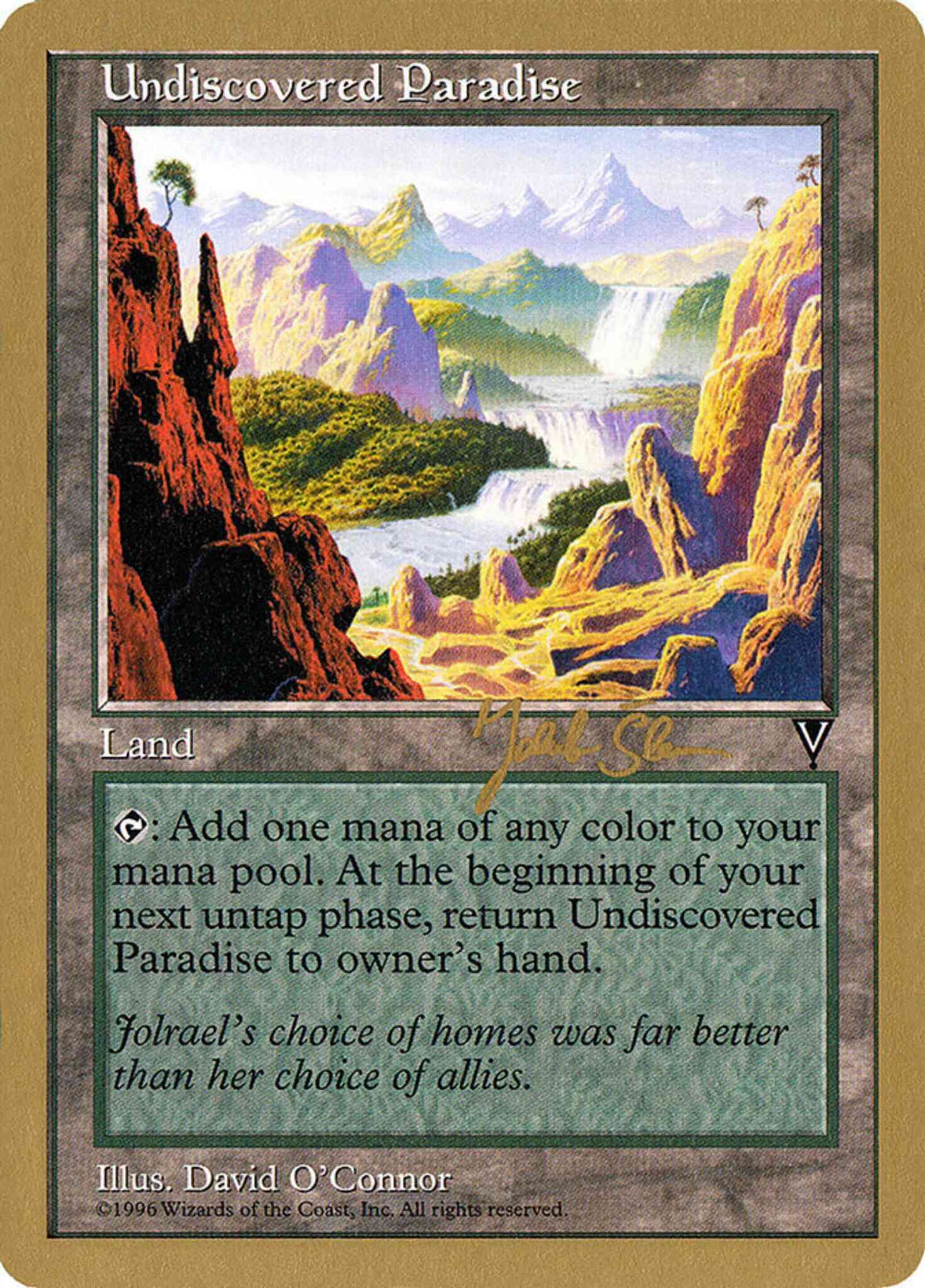 Undiscovered Paradise [js167] [Jakub Slemr] [World Championship Decks 1997] [Non-Foil]