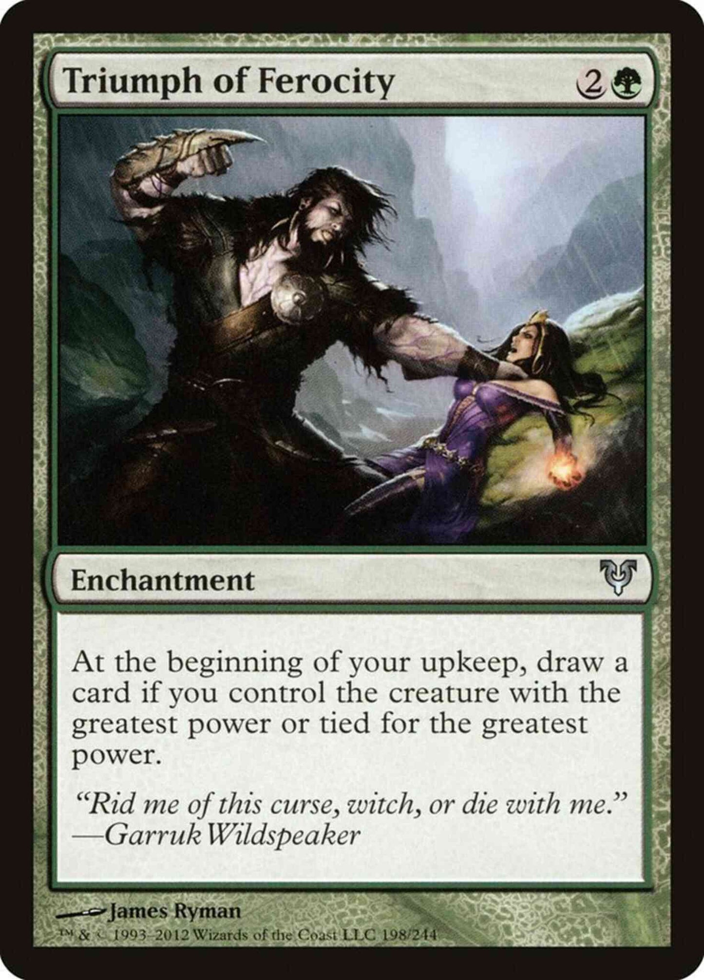Triumph of Ferocity [198] [Avacyn Restored] [Non-Foil]