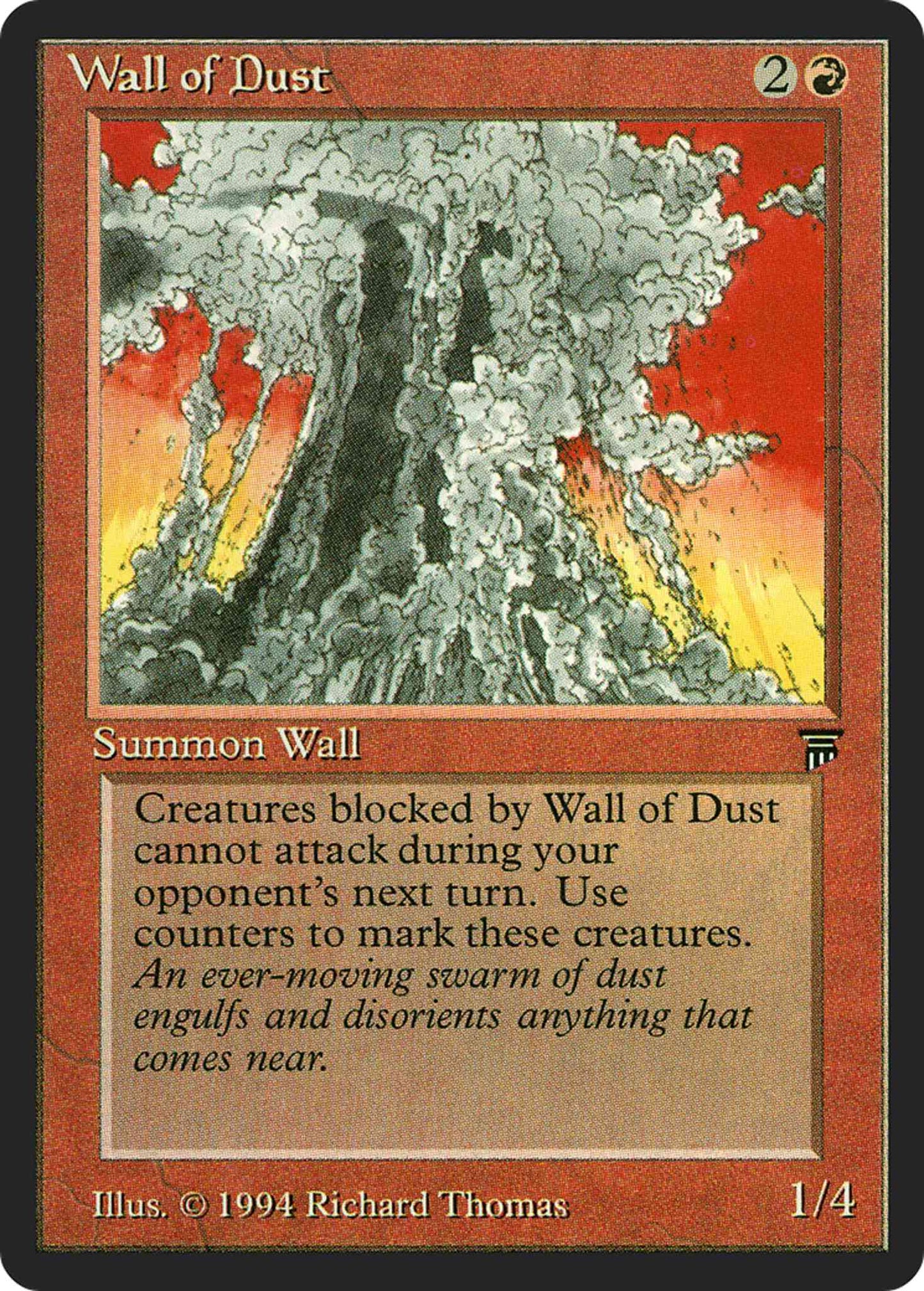 Wall of Dust [168] [Legends] [Non-Foil]