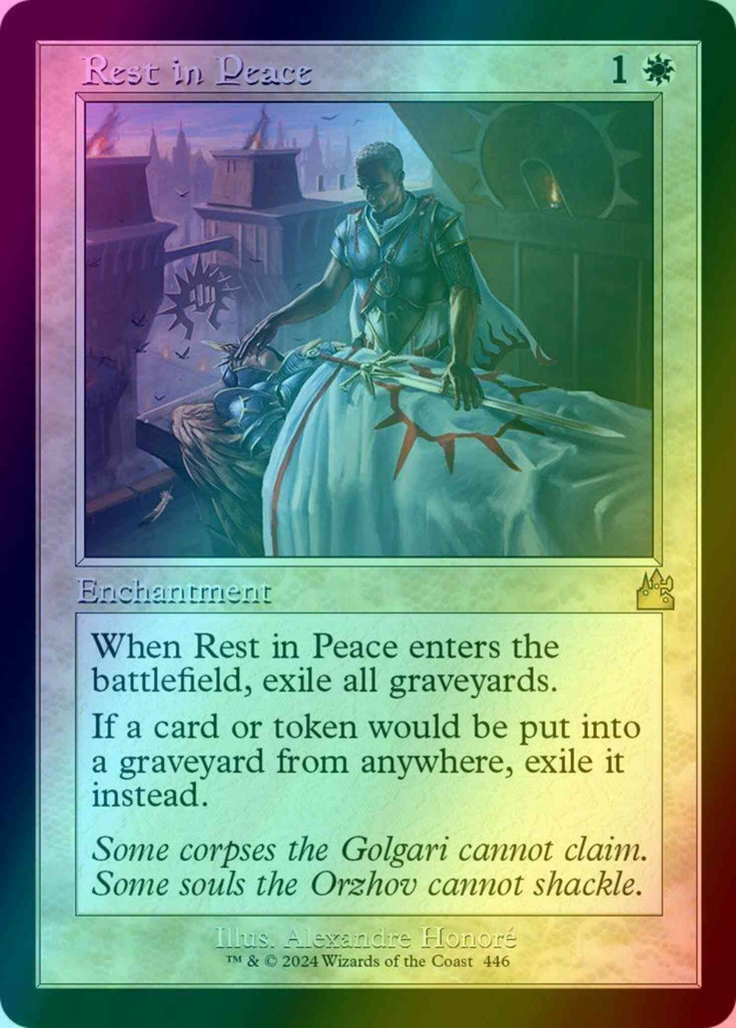 Rest in Peace [446] [Retro Frame] [Ravnica Remastered] [Foil]