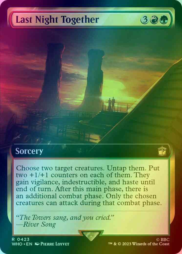 Last Night Together [423] [Extended Art] [Universes Beyond: Doctor Who] [Foil]