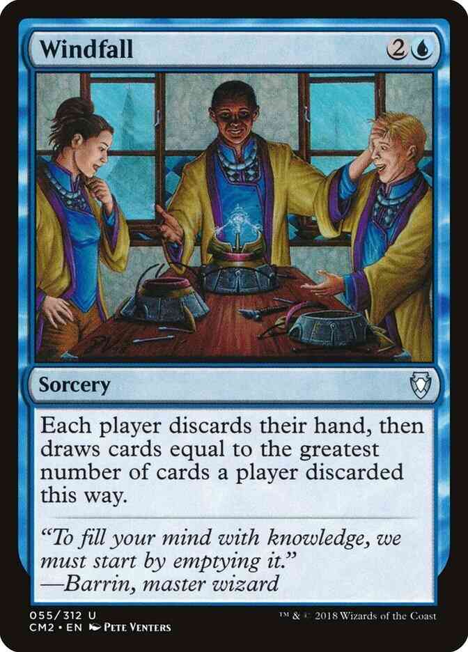 Windfall [55] [Commander Anthology Volume II] [Non-Foil]
