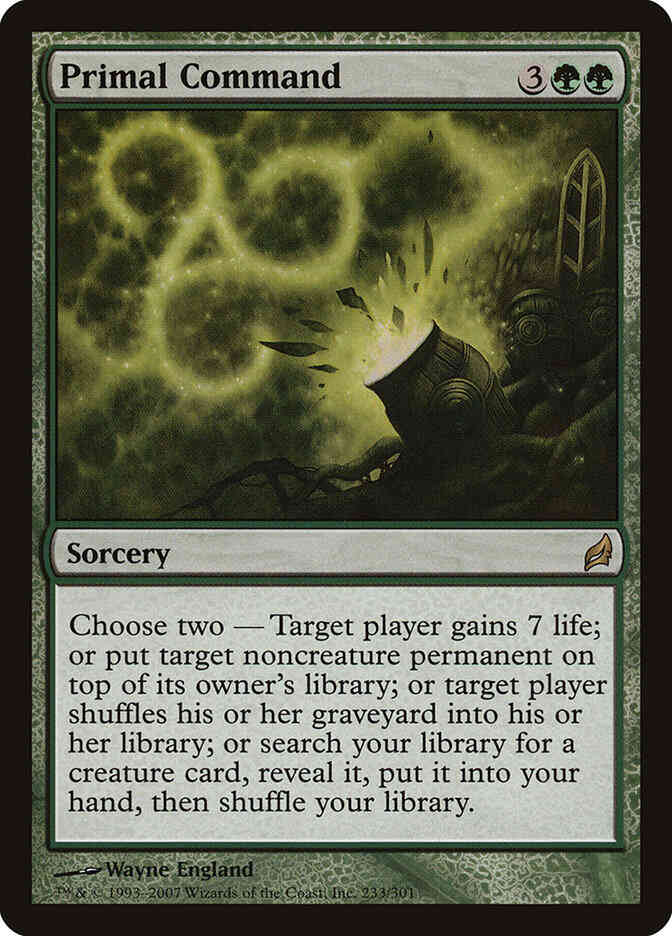Primal Command [233] [Lorwyn] [Non-Foil]
