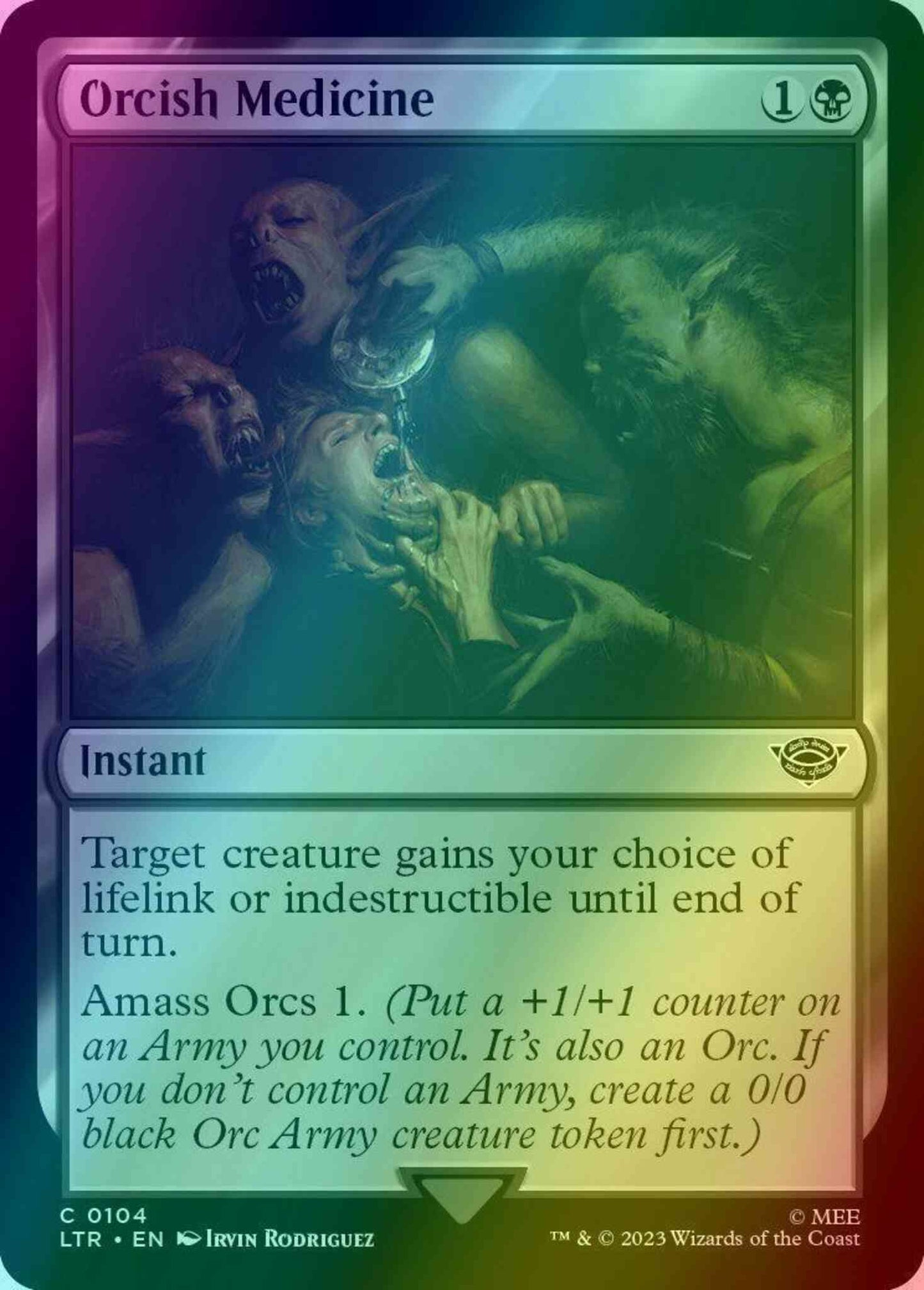 Orcish Medicine [104] [The Lord of the Rings: Tales of Middle-earth] [Foil]