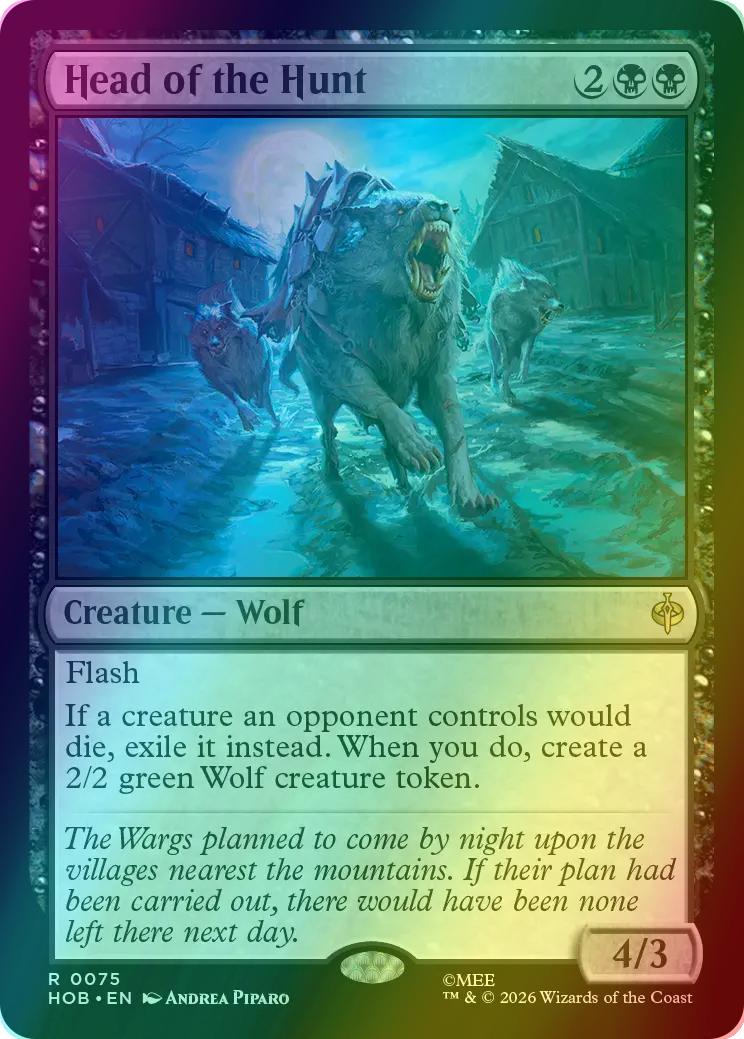 Head of the Hunt [75] [The Hobbit] [Foil]