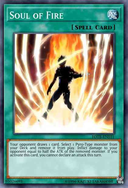 Soul of Fire - FOTB-EN031 - Ultimate Rare - 1st Edition