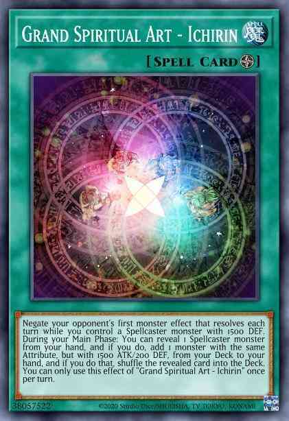 Grand Spiritual Art - Ichirin - SDCH-EN019 - Ultra Rare - 1st Edition