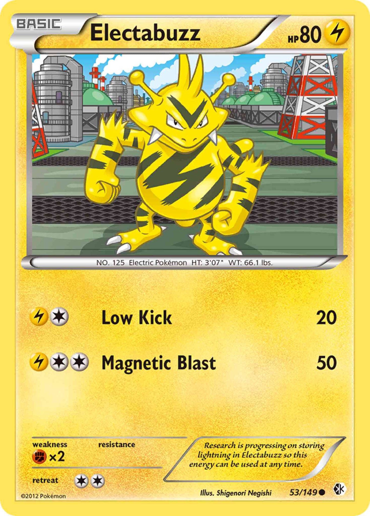 Electabuzz - 53/149 - Common [bw7-53] [Non-Holo]