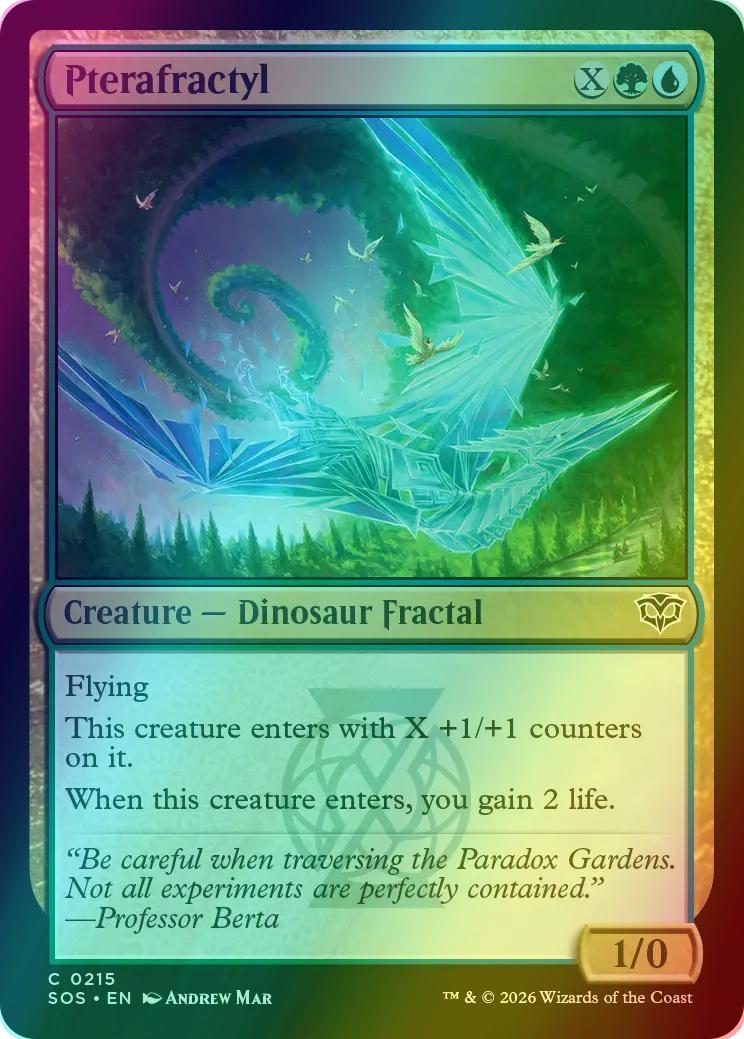 Pterafractyl [215] [Secrets of Strixhaven] [Foil]