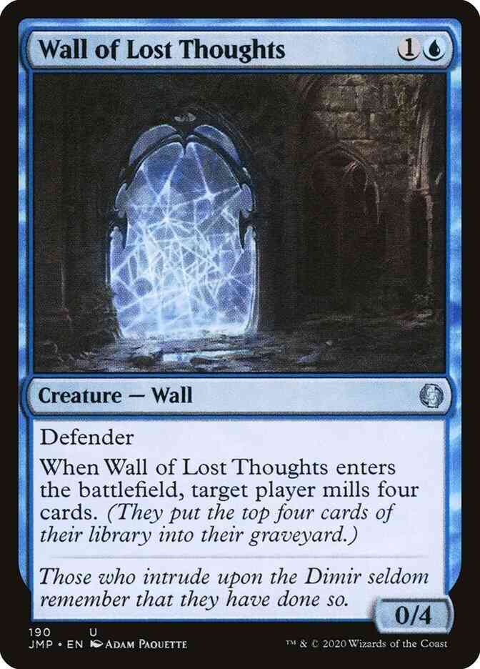 Wall of Lost Thoughts [190] [Jumpstart] [Non-Foil]